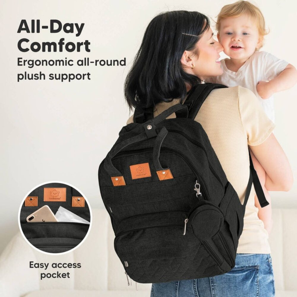 KeaBabies - Rove Diaper Backpack - Picture 4 of 10